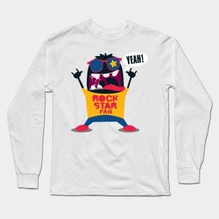 Rock Star Fan T-Shirt Phone Case Tee Totebag T-Shirt Long Sleeve T-Shirt